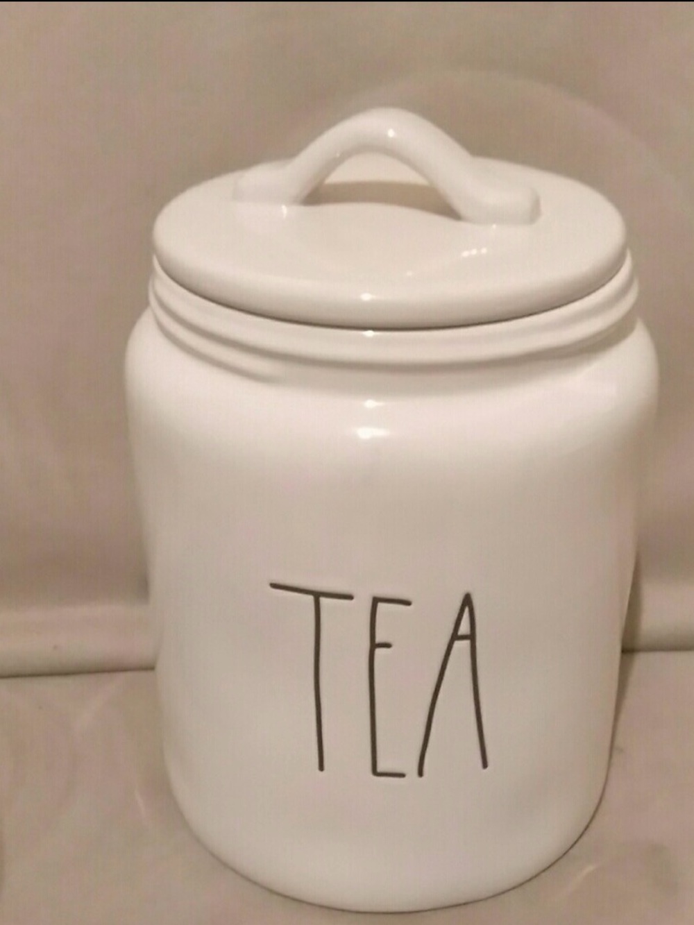 Rae dunn medium tea canister